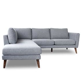 Batres Sectional Sofa (Style: Left Sectional, Color: Grey)