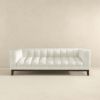 Melissa Mid-century White Boucle Modern Sofa