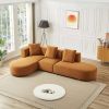 Orby Mid-Century Modern Velvet Sectional Sofa