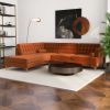 Brooke Mid-Century Modern  Sectional Sofa