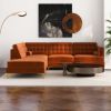 Brooke Mid-Century Modern  Sectional Sofa