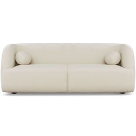 Anna French Boucle Sofa (Color: Cream)