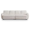 Paton Mid-Century Modern 114.5'' Boucle Fabric Sofa