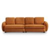 Paton Mid-Century Modern 114.5'' Boucle Fabric Sofa