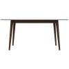 Mary Modern Style Solid Wood Rectangular Dining Kitchen Table