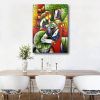 Hand Painted Oil Paintings Hand Painted Wall Art Abstract Modern Figure Picasso Girl Lady Nude Living Room Hallway Luxurious Decorative Painting