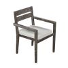 Acacia Wood Outdoor Dining Table And Chairs Suitable For Patio; Balcony Or Backyard