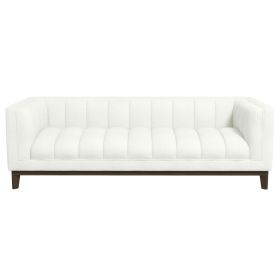 Melissa Mid-century White Boucle Modern Sofa (Upholstery: White Boucle)