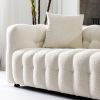 Eden Modern Tufted Chesterfield Boucle Fabric Sofa